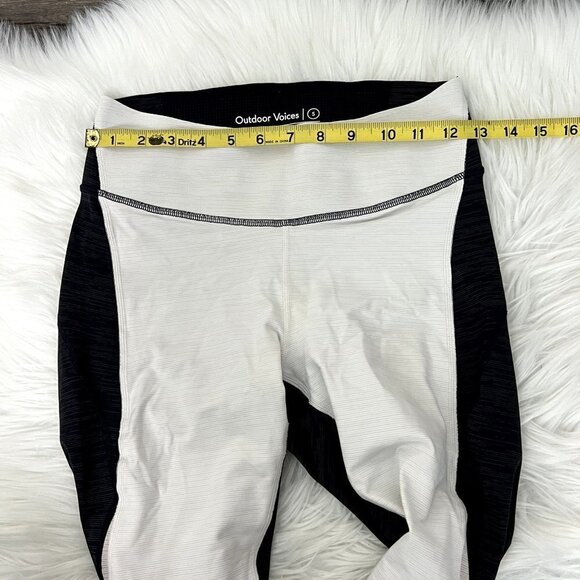 Outdoor Voices Small TechSweat 7/8 Zoom Leggings Athletic Color Block Sporty - Picture 7 of 9